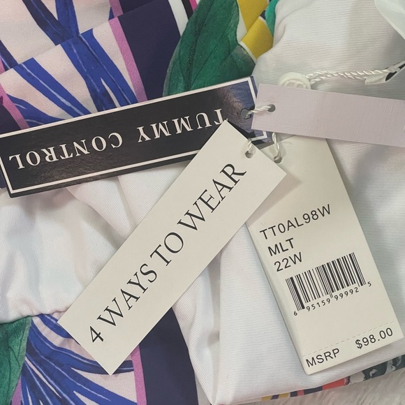 Trina Turk Multicolor Floral Swimsuit - Picture 5 of 8